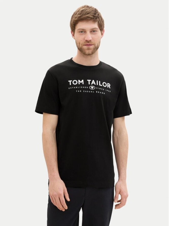 Tom Tailor T-Shirt 1043276 Czarny Regular Fit