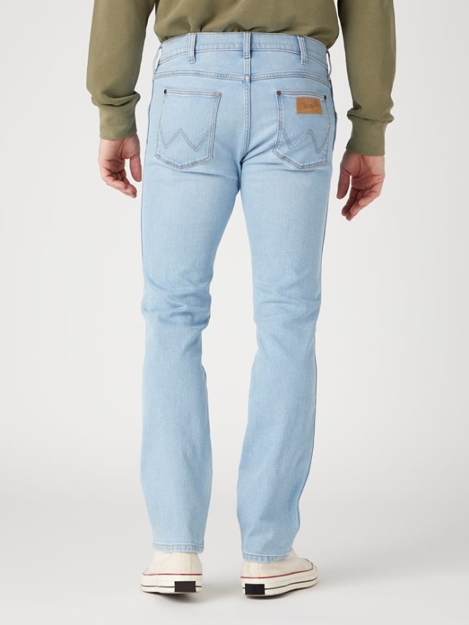 Wrangler Dżinsy "Greensboro Blue Waves" - Regular fit - w kolorze błękitnym rozmiar: W34/L30