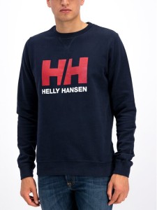 Helly Hansen Bluza Hh Logo Crew 34000 Granatowy Regular Fit