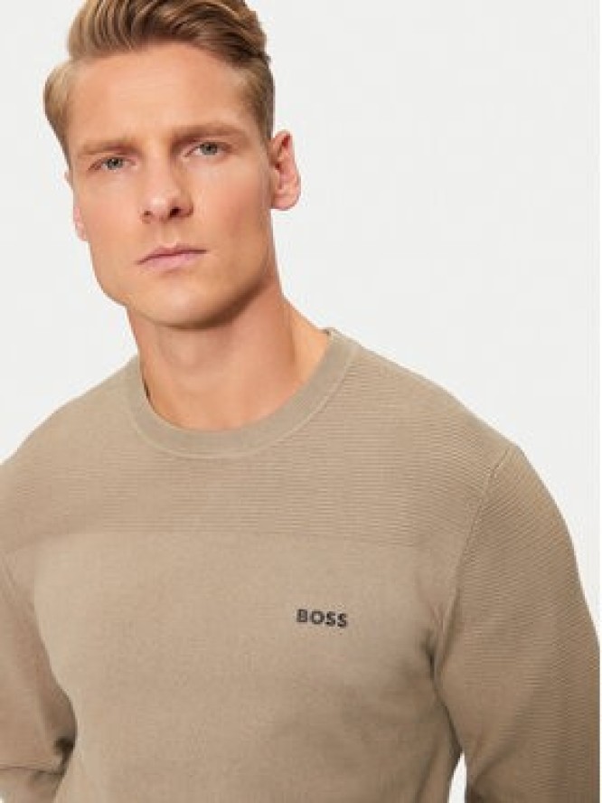 Boss Sweter Momentum-X_Cn 50498559 Zielony Regular Fit