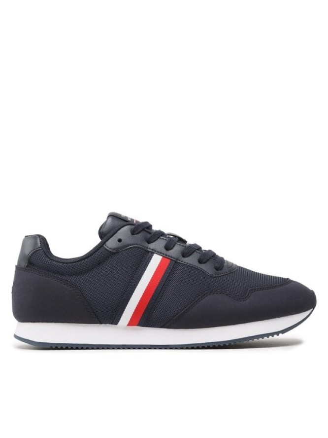 Tommy Hilfiger Sneakersy Core Lo Runner FM0FM04504 Granatowy