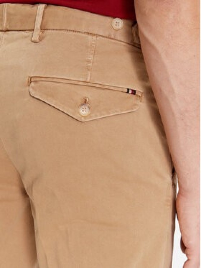 Tommy Hilfiger Spodnie materiałowe Hampton MW0MW32568 Beżowy Slim Fit
