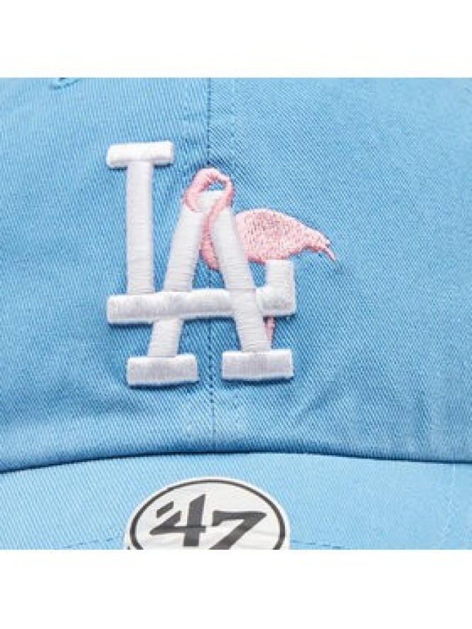 47 Brand Czapka z daszkiem Mlb Los Angeles Dodgers Icon Alt ’47 Clean Up B-ICACL12GWS-CO Niebieski