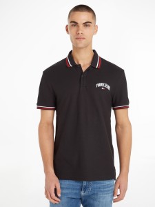 TOMMY JEANS Koszulka polo w kolorze czarnym rozmiar: L