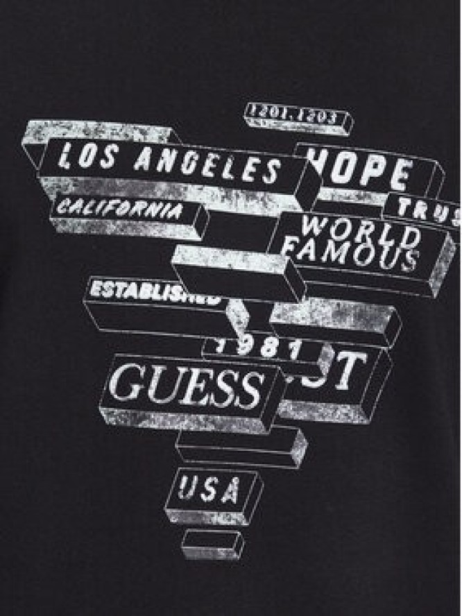 Guess Longsleeve M3YI25 J1314 Czarny Slim Fit