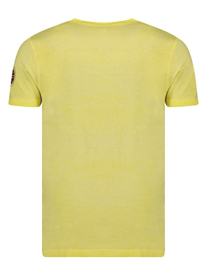 Geographical Norway Koszulka "Joasis" w kolorze żółtym rozmiar: M
