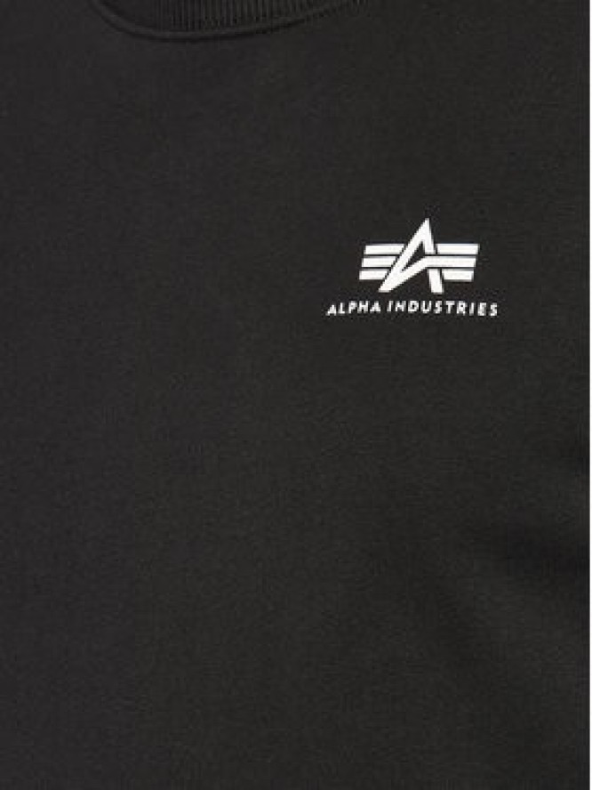 Alpha Industries Bluza Basic 188307 Czarny Regular Fit