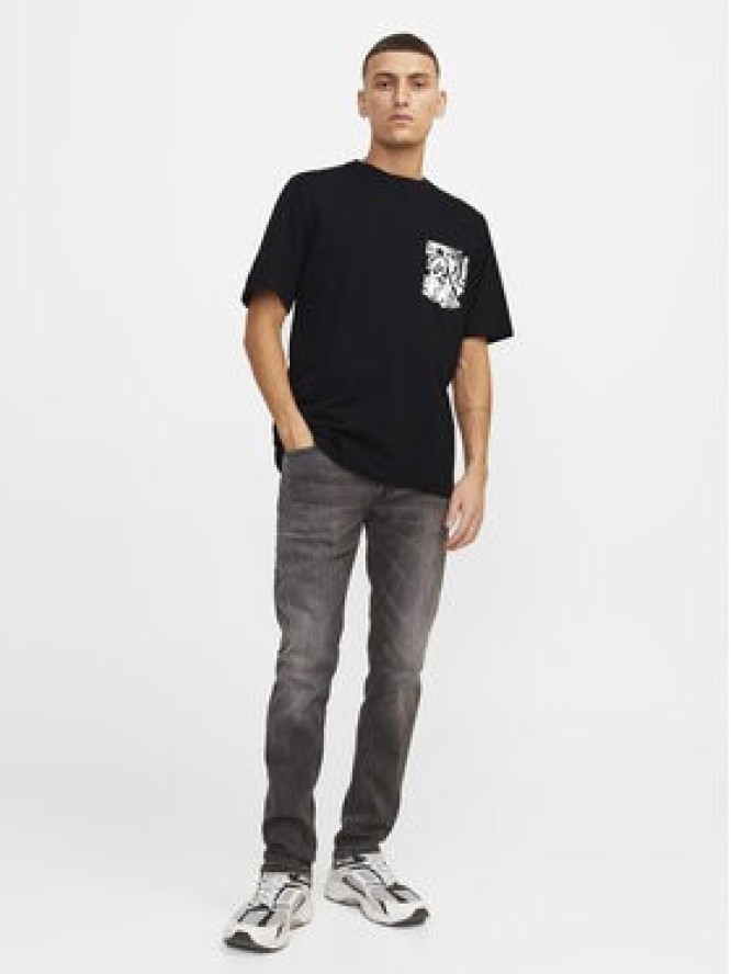 Jack&Jones T-Shirt Lafayette 12250435 Czarny Standard Fit