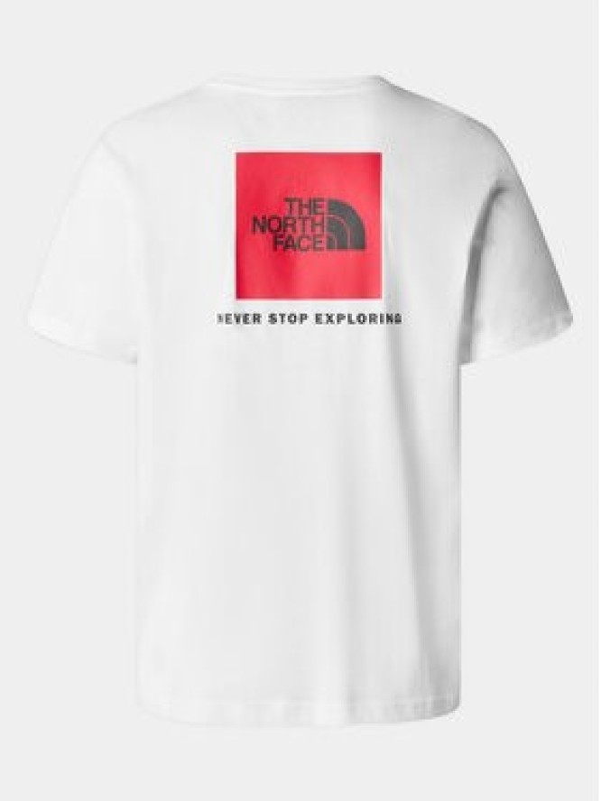 The North Face T-Shirt Redbox NF0A87NP Biały Regular Fit