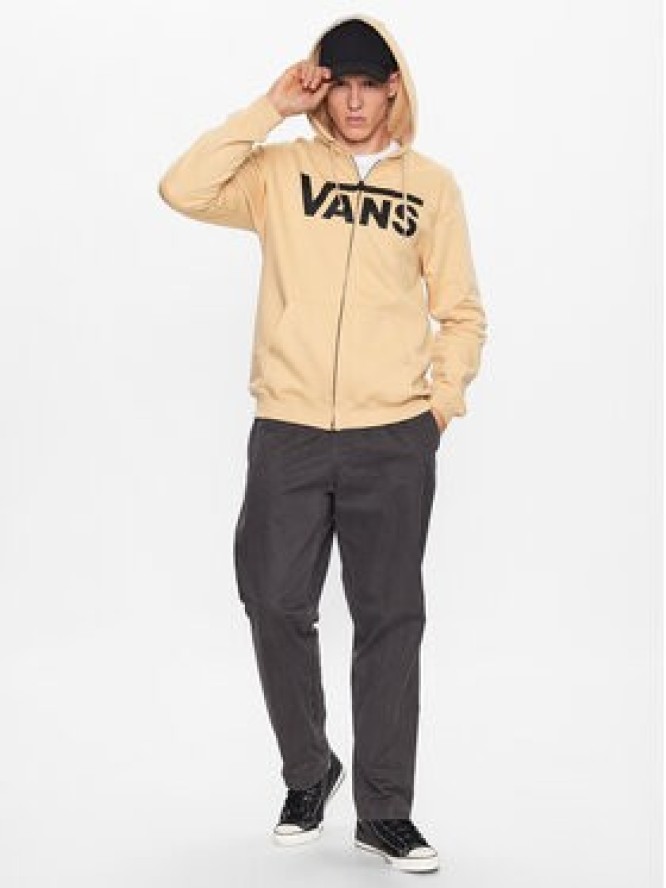 Vans Bluza Mn Vans Classic Zip Hoodie Ii VN0A456C Beżowy Classic Fit