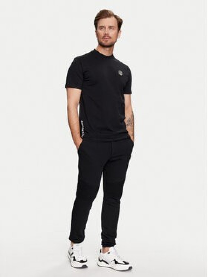 Plein Sport T-Shirt FADC MTK7539 STE003N Czarny Regular Fit