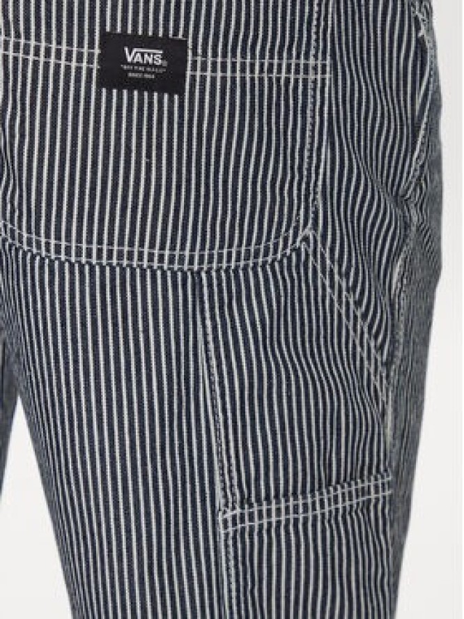 Vans Spodnie materiałowe Drill Chore Loose Tapered Carp Hickory S VN0008NC Niebieski Loose Fit