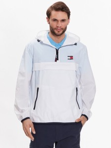 Tommy Jeans Kurtka anorak DM0DM15906 Biały Regular Fit