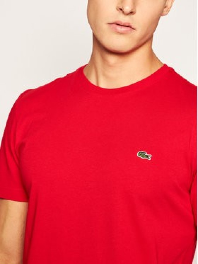 Lacoste T-Shirt TH2038 Czerwony Regular Fit