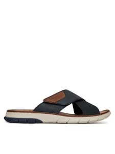Rieker Klapki 25283-14 Granatowy