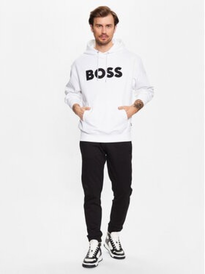 Boss Bluza 50486243 Biały Regular Fit