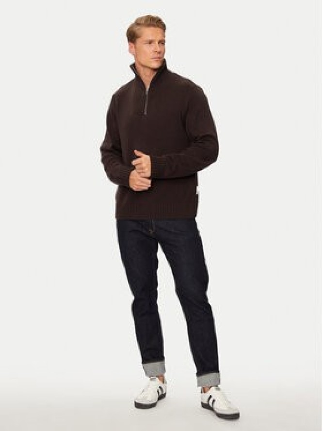 Jack&Jones Sweter Frederiksberg 12262055 Brązowy Loose Fit