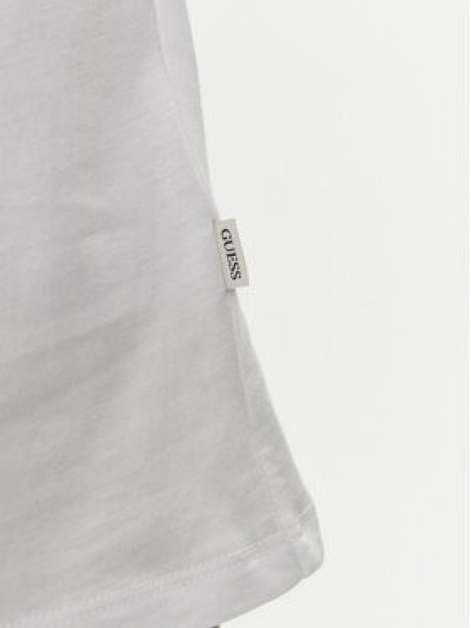 Guess Jeans T-Shirt M4YI55 K8HM0 Biały Regular Fit