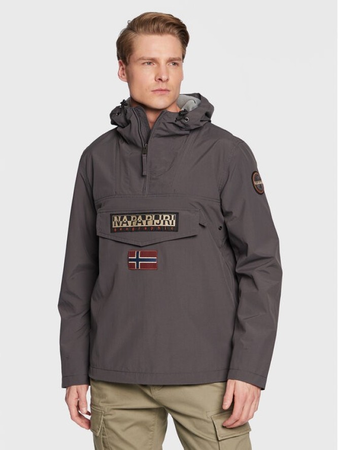 Napapijri Kurtka anorak Rainforest M Sum 3 NP0A4G7D Szary Regular Fit