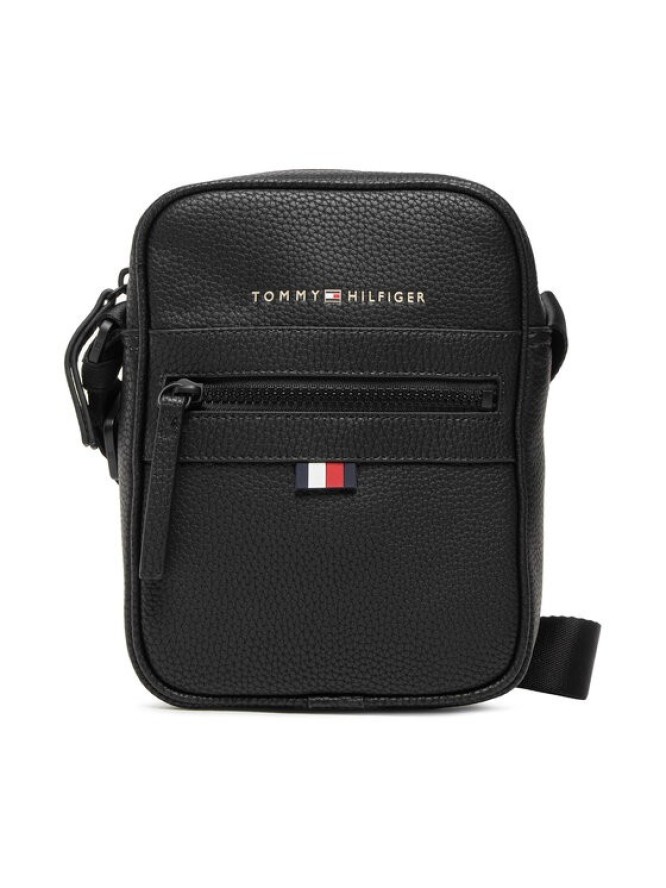 Tommy Hilfiger Saszetka Essential Pu Mini Reporter AM0AM09504 Czarny