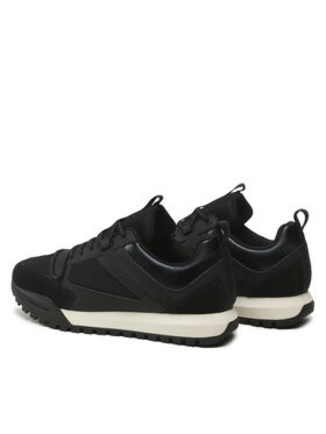 Calvin Klein Jeans Sneakersy Toothy Runner Low Laceup Mix YM0YM00710 Czarny