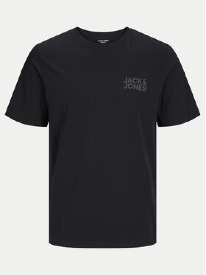 Jack&Jones T-Shirt Corp Logo 12151955 Czarny Standard Fit