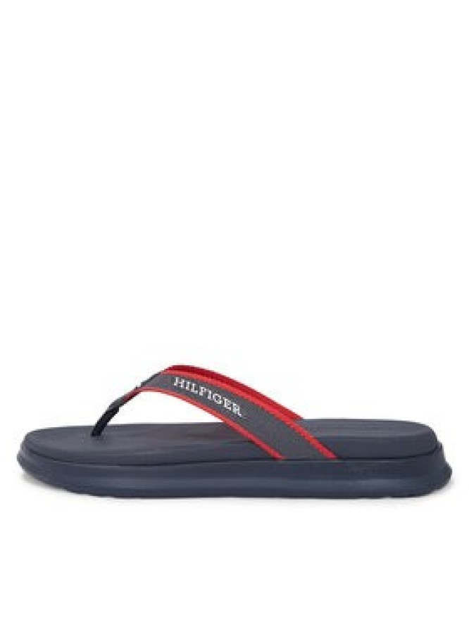 Tommy Hilfiger Japonki Dual Density Toe Beach Sandal FM0FM05015 Granatowy