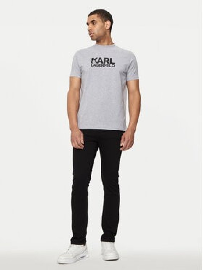 KARL LAGERFELD T-Shirt 755087 543236 Szary Regular Fit