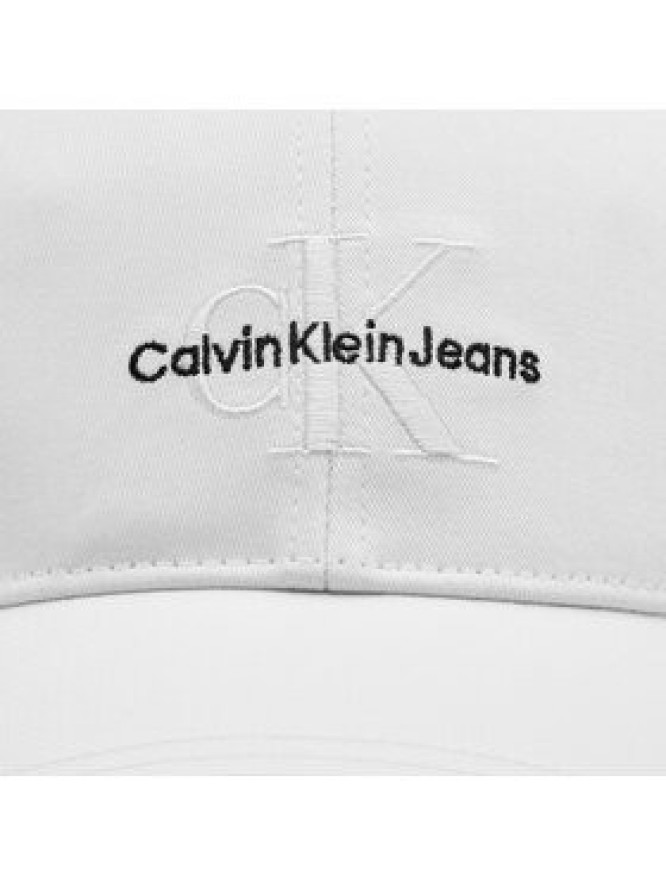 Calvin Klein Czapka z daszkiem Monologo Embro K50K512180 Biały