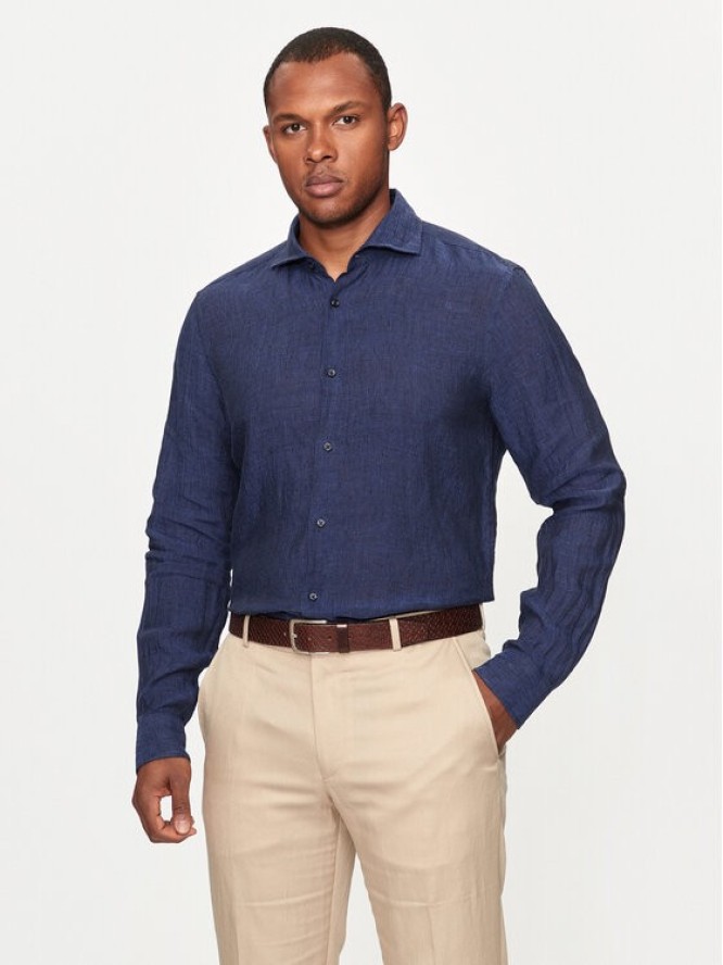 JOOP! Koszula 146Pai 30041389 Niebieski Slim Fit