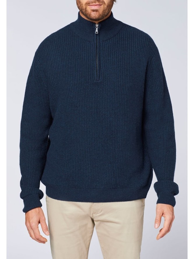 Polo Sylt Sweter w kolorze granatowym rozmiar: M