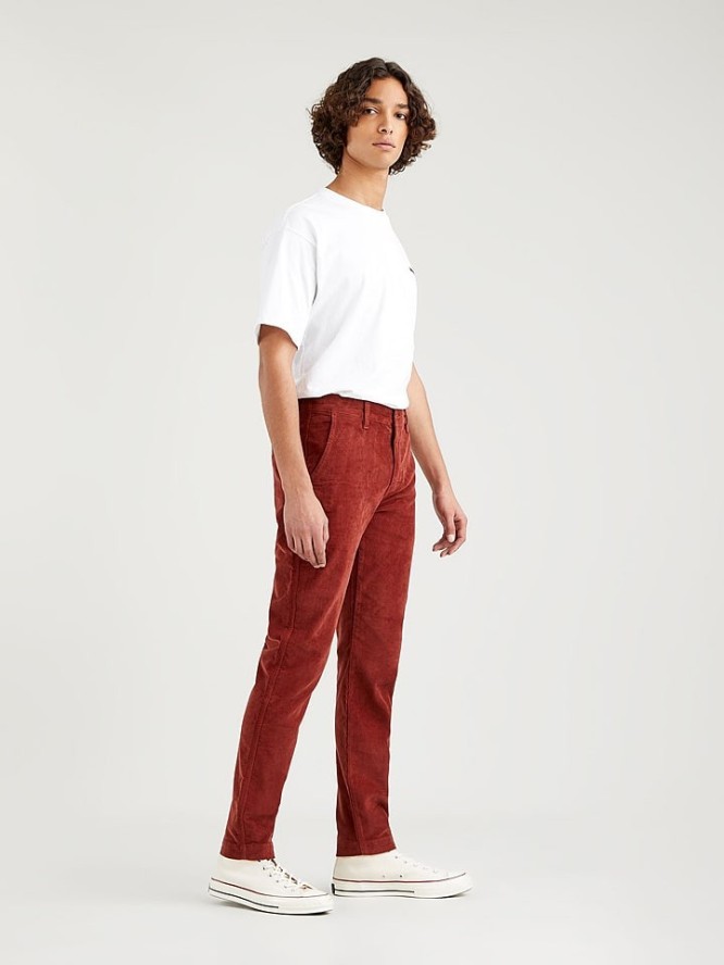 Levi´s Spodnie sztruksowe w kolorze czerwonym rozmiar: W29/L32