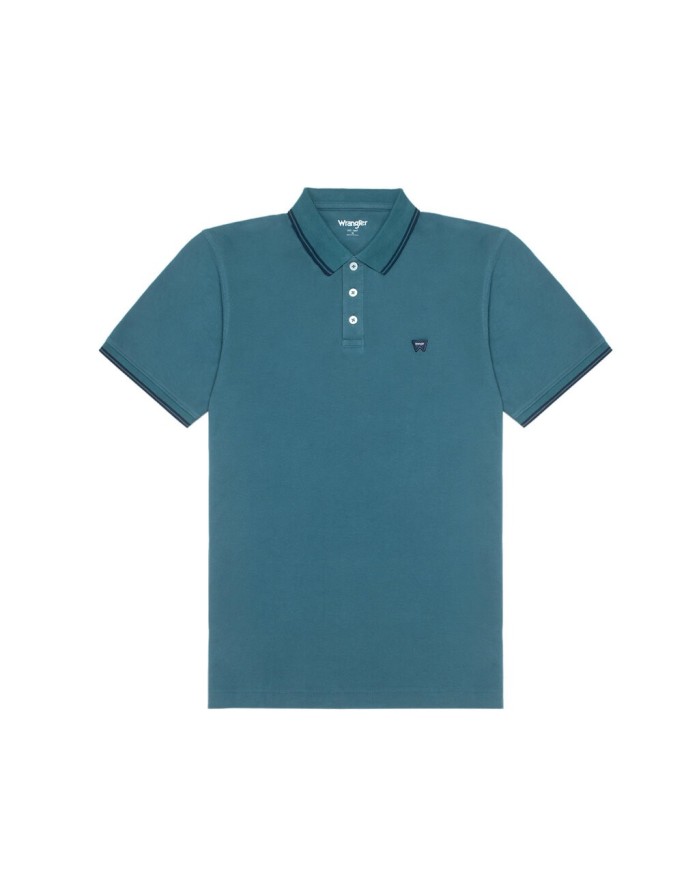 WRANGLER POLO SHIRT MĘSKA KOSZULKA POLO POLÓWKA HYDRO 112350405