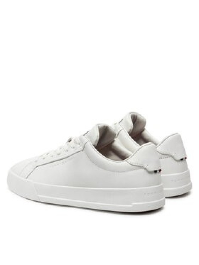 Tommy Hilfiger Sneakersy Th Court Best Leather FM0FM05120 Écru