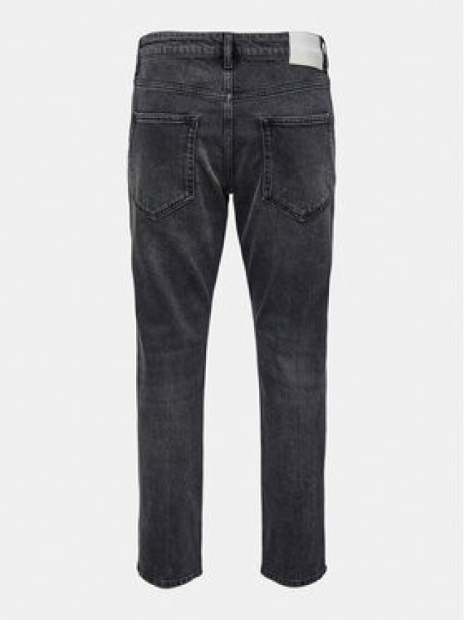 Only & Sons Jeansy Yoke 22027850 Czarny Tapered Fit