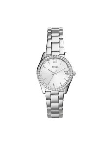 Fossil Zegarek Scarlette ES4317 Srebrny