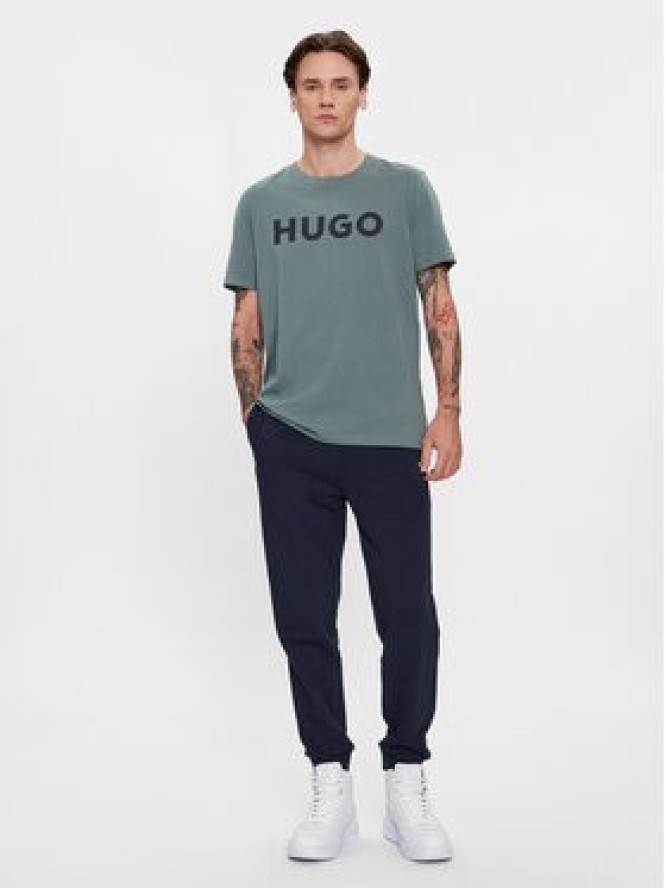 Hugo T-Shirt Dulivio 50467556 Zielony Regular Fit