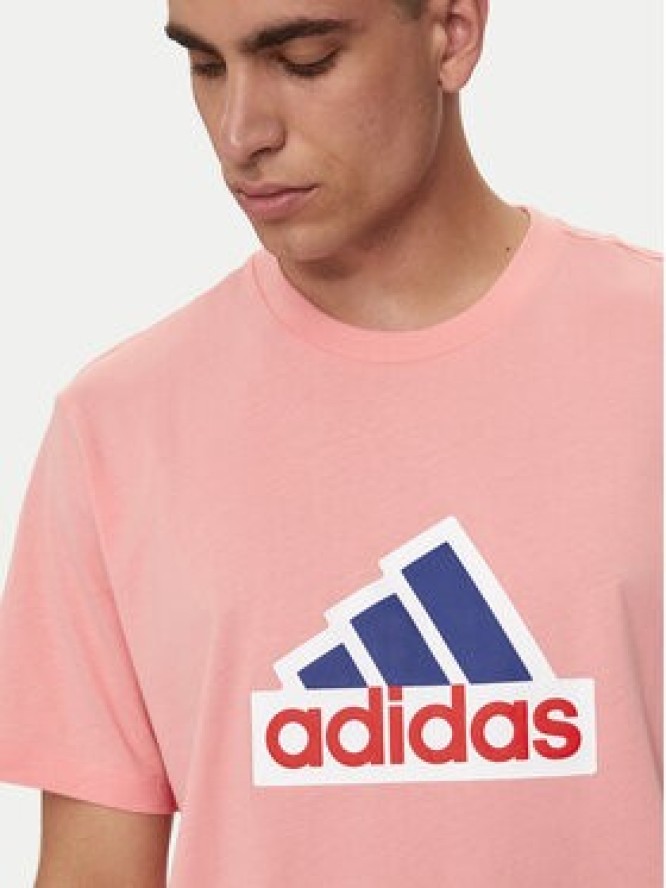 adidas T-Shirt Future Icons Badge of Sport IS8342 Różowy Loose Fit