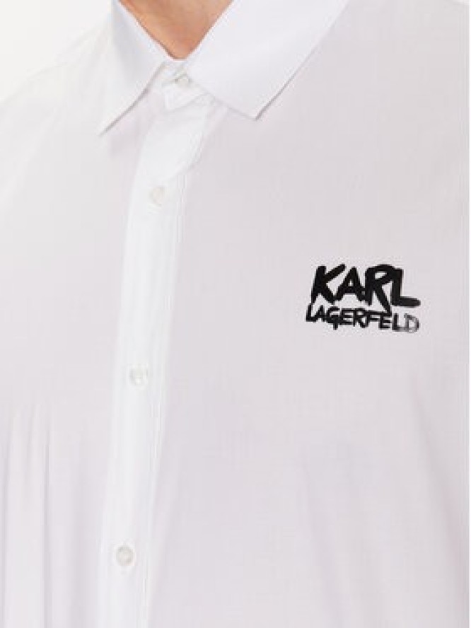 KARL LAGERFELD Koszula 605980 531600 Biały Regular Fit