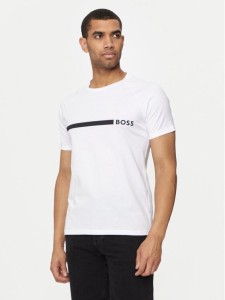 Boss T-Shirt T-Shirt Rn Slim Fit 50517970 Biały Slim Fit