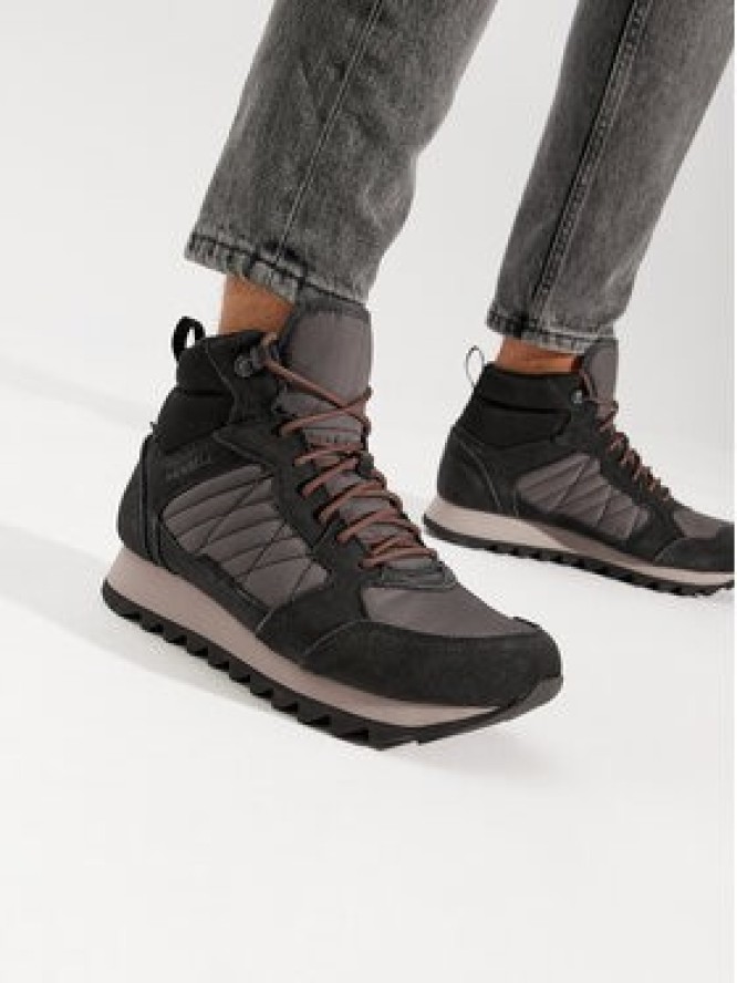 Merrell Sneakersy Alpine Sneaker Mid Plr Wp 2 J004289 Czarny