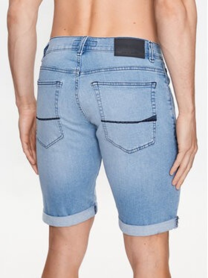 Pierre Cardin Szorty jeansowe 30330/000/8075 Niebieski Regular Fit