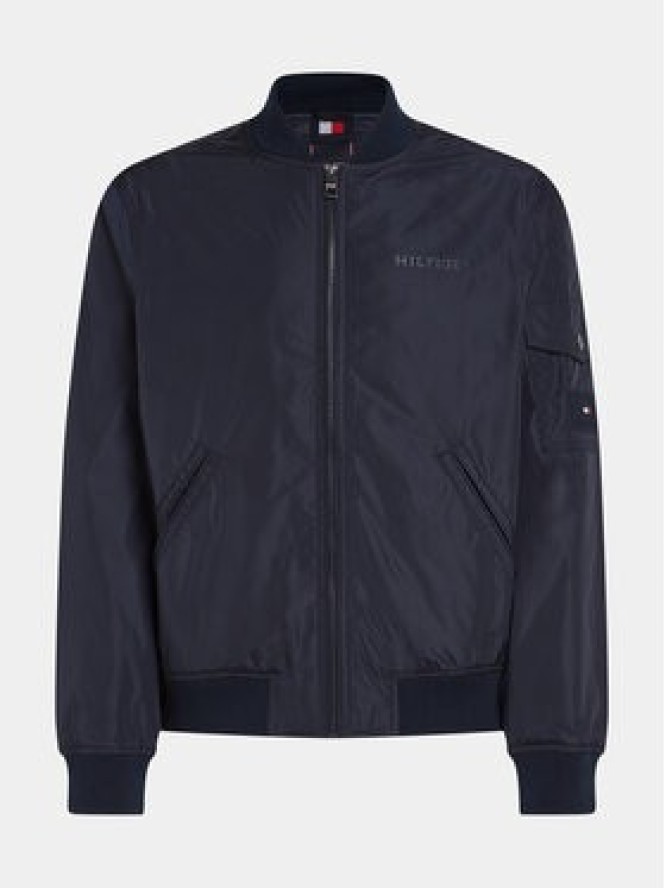 Tommy Hilfiger Kurtka bomber MW0MW31642 Granatowy Regular Fit