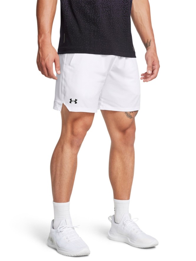 Spodenki treningowe męskie Under Armour UA Vanish Woven 6in Shorts - białe