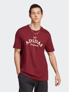 adidas T-Shirt Graphics Archive IC5763 Bordowy Regular Fit