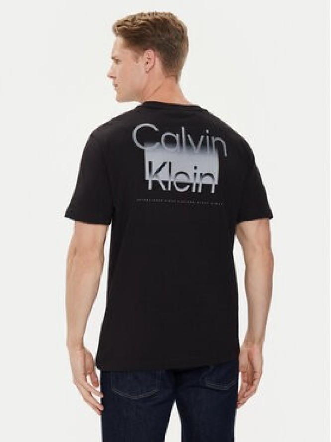 Calvin Klein T-Shirt Enlarged Back Logo K10K113106 Czarny Regular Fit