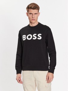 Boss Bluza 50487133 Czarny Relaxed Fit