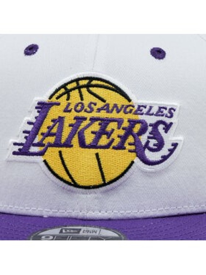 New Era Czapka White Crown Patch 950 Lakers 60364274 Biały