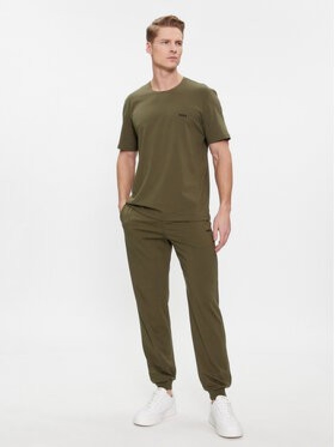 Boss Spodnie dresowe Mix&Match Pants 50515305 Zielony Regular Fit