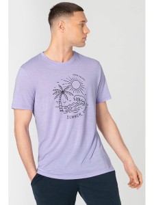 super.natural Koszulka "Summer Vibes" w kolorze lawendowym rozmiar: XL